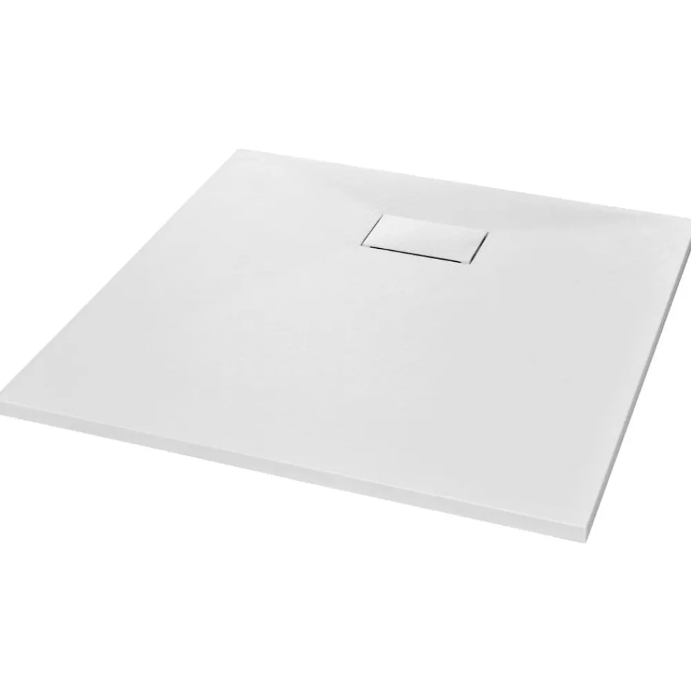 vidaXL Fontanería-Plato de ducha SMC 80x80 cm