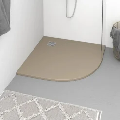 vidaXL Plato de ducha SMC marrón 90x90 cm Marr&oacute;n Outlet