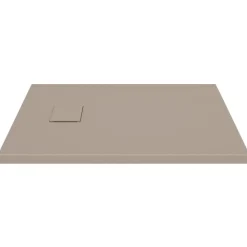 vidaXL Fontanería-Plato de ducha SMC marrón 80x80 cm