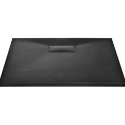vidaXL Plato de ducha SMC 80x80 cm Negro