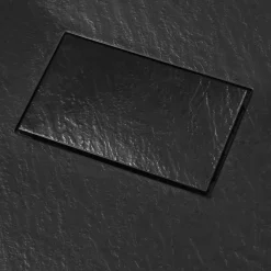 vidaXL Plato de ducha SMC 80x80 cm Negro