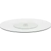 vidaXL Cocina Y Comedor-Plato giratorio para servir vidrio templado transparente 60 cm