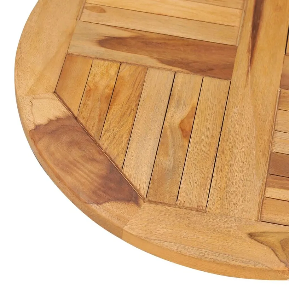 vidaXL Plato giratorio para mesa de madera maciza de teca Outlet