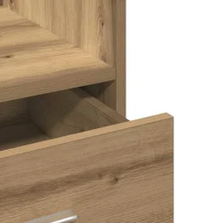 vidaXL Podio Roble artesanal 55 x 55 x 107 cm Madera de ingeniería Roble artisan Best