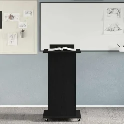 vidaXL Mobiliario De Oficina-Podio 55 x 55 x 107 cm Madera de ingeniería