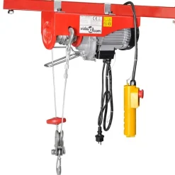 vidaXL Manipulación De Materiales-Polipasto eléctrico 1300 W 400/800 kg