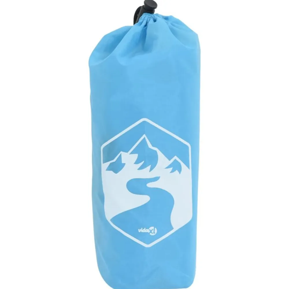 vidaXL Poncho de lluvia con capucha diseño 2 en 1 223x145 cm Azul Online