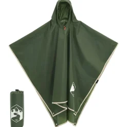 vidaXL Actividades Al Aire Libre-Poncho de lluvia con capucha diseño 2 en 1 223x145 cm