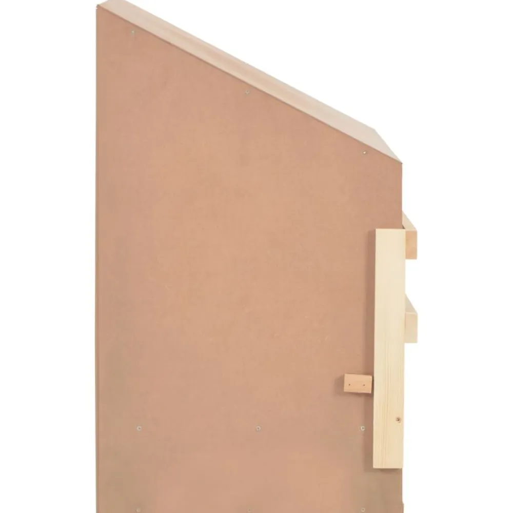 vidaXL Agricultura-Ponedero para gallinas 4 compartimentos madera pino 93x40x65 cm