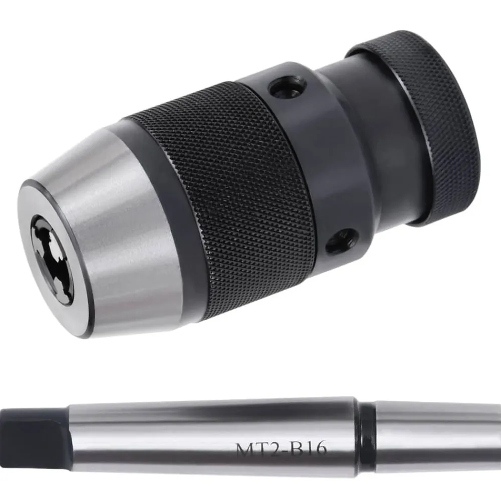 vidaXL Accesorios Para Herramientas-Portabrocas de liberación rápida MT2-B16 rango de sujeción 13mm