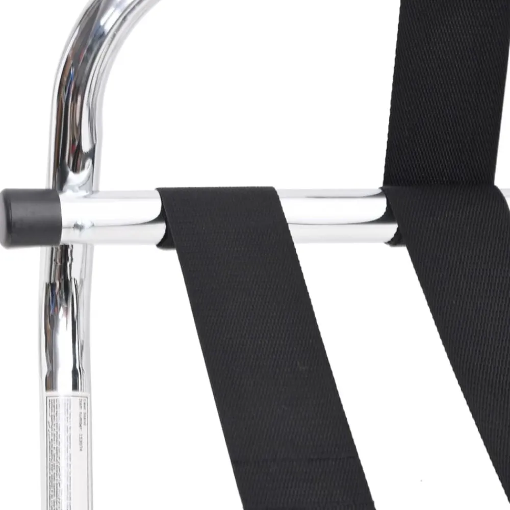 vidaXL Maletas Y Bolsos De Viaje-Portaequipajes con respaldo plateado 56x39x52 cm