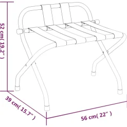 vidaXL Maletas Y Bolsos De Viaje-Portaequipajes con respaldo plateado 56x39x52 cm