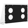 vidaXL Equipamiento Para Atletismo-Portería con red de entrenamiento acero 184x61x122 cm