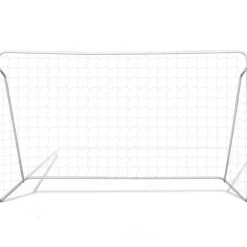 vidaXL Equipamiento Para Atletismo-Portería de fútbol acero de alta calidad 240x90 x150 cm