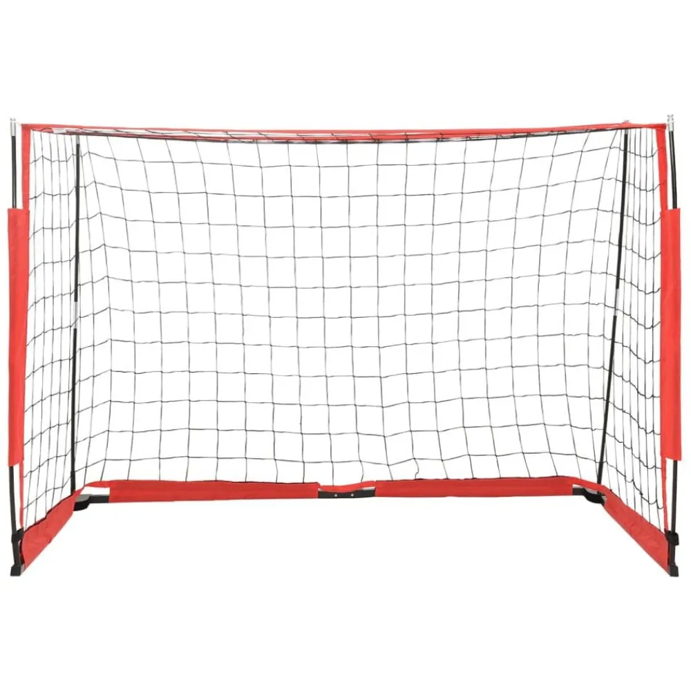 vidaXL Portería de fútbol acero 184x91x124,5 cm Best