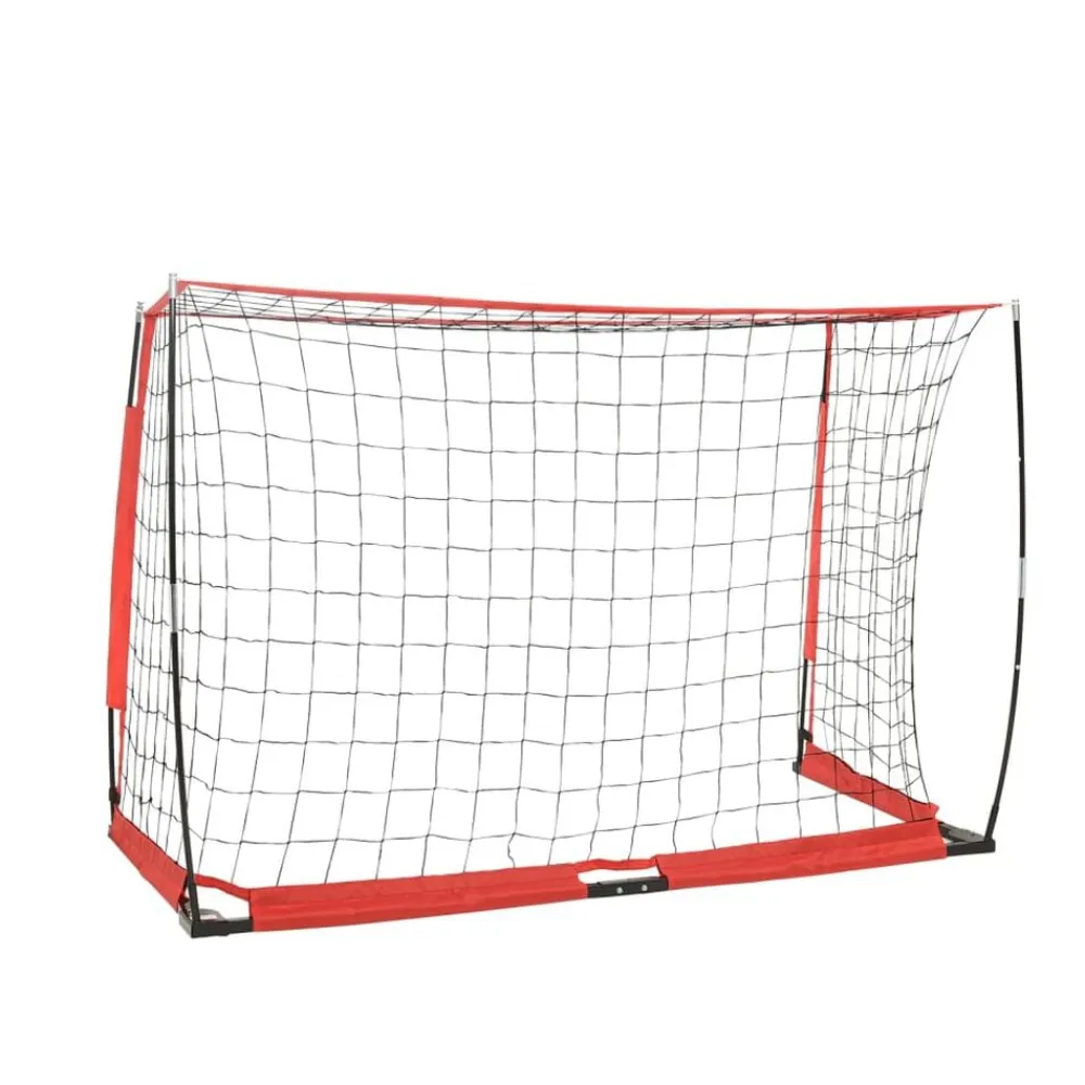 vidaXL Portería de fútbol acero 184x91x124,5 cm Best