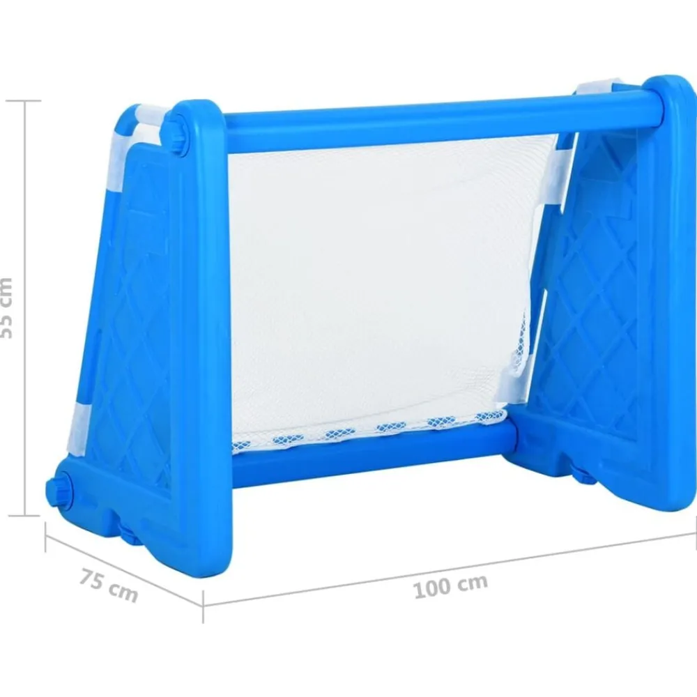 vidaXL Portería de fútbol infantil plástico 100x75x55 cm Outlet