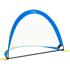 vidaXL Equipamiento Para Atletismo-Portería de fútbol niños 2 uds bolsa almacenaje 119x82x84,5 cm