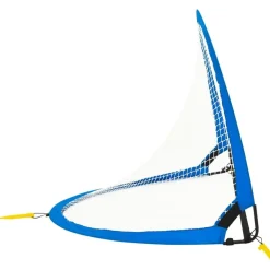 vidaXL Equipamiento Para Atletismo-Portería de fútbol niños 2 uds bolsa almacenaje 119x82x84,5 cm