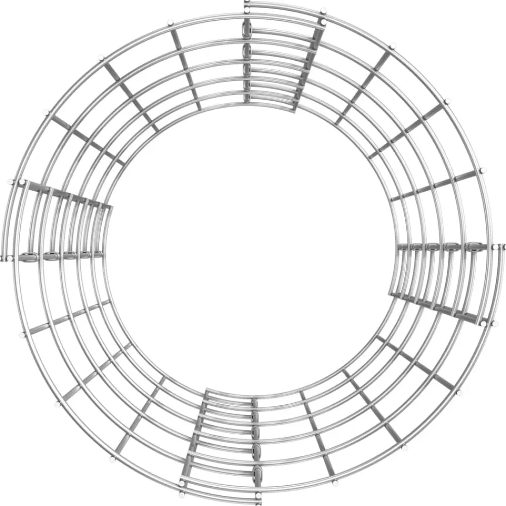 vidaXL Poste circular de gaviones acero galvanizado Ø30x50 cm Sale