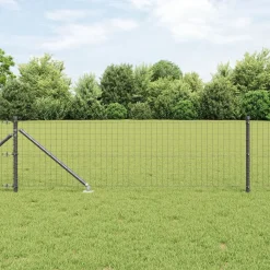 vidaXL Vallas De Jardín-Poste de Valla 26 pcs 3,2 x 3,2 x 105 cm