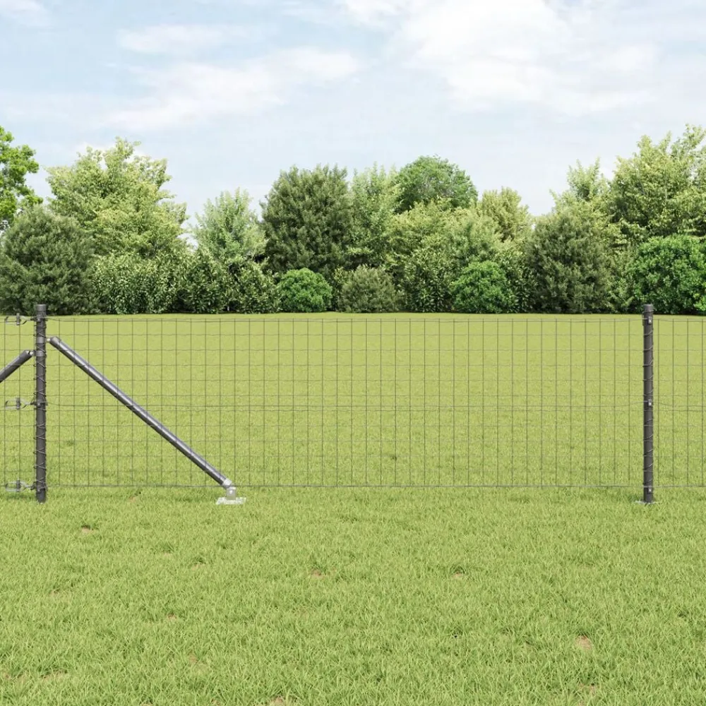 vidaXL Vallas De Jardín-Poste de Valla 26 pcs 3,2 x 3,2 x 105 cm