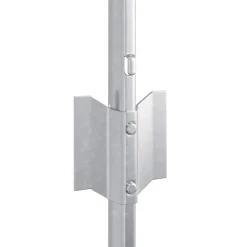 vidaXL Vallas De Jardín-Poste de Valla 5 pcs Plateado 60 cm Acero