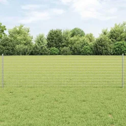 vidaXL Poste de Valla 22 pcs Plateado 100 cm Acero Acero galvanizado/plata Online