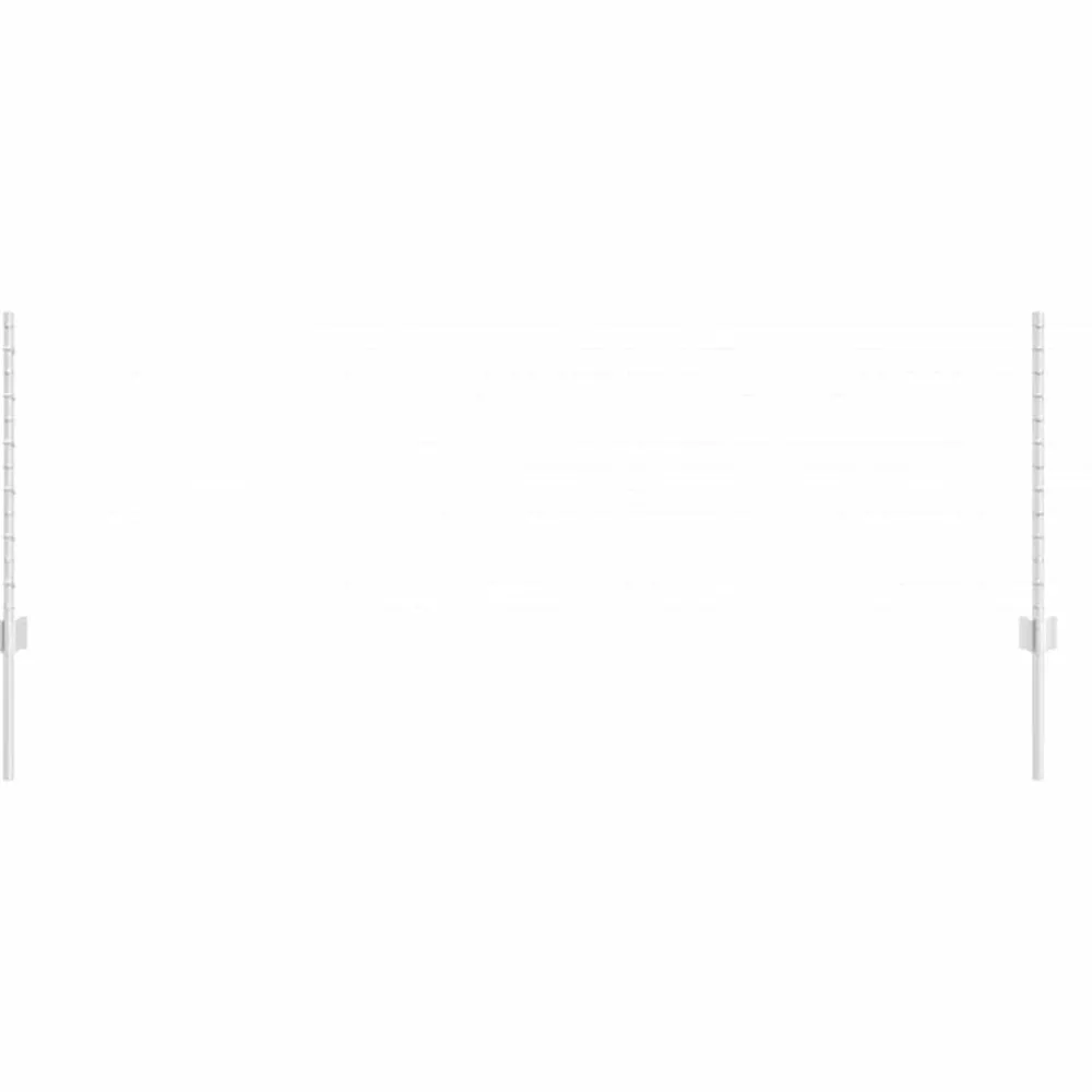 vidaXL Poste de Valla 44 pcs Plateado 100 cm Acero Acero galvanizado/plata Online