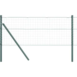 vidaXL Vallas De Jardín-Poste de Valla 26 pcs 3,2 x 3,2 x 80 cm