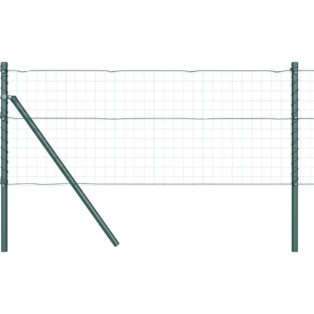vidaXL Vallas De Jardín-Poste de Valla 26 pcs 3,2 x 3,2 x 80 cm