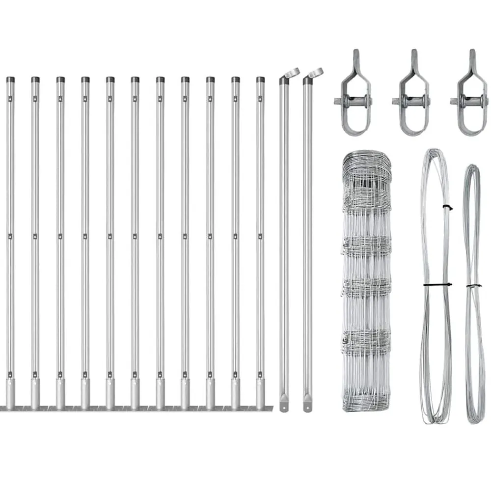 vidaXL Poste de Valla Galvanizado 25 x 0,8 m Acero Online