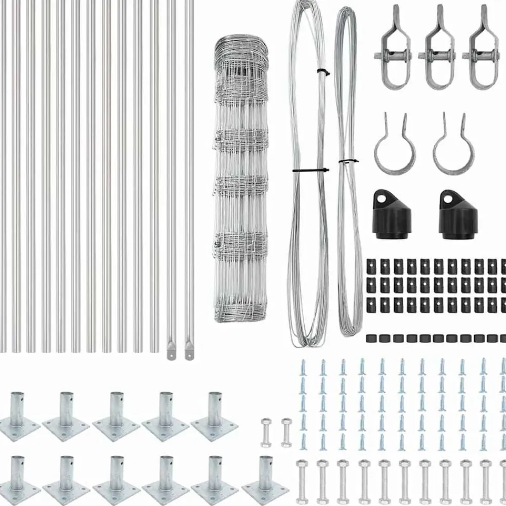 vidaXL Poste de Valla Galvanizado 25 x 0,8 m Acero Online