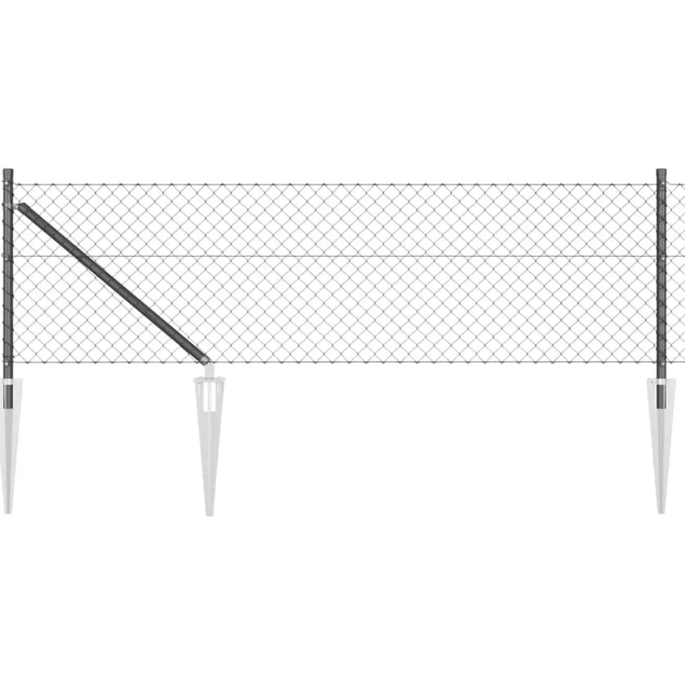 vidaXL Vallas De Jardín-Poste de Valla 10 x 0,4 m (malla de 40 x 40 mm)