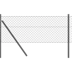 vidaXL Vallas De Jardín-Poste de Valla 10 x 0,4 m (malla de 40 x 40 mm)