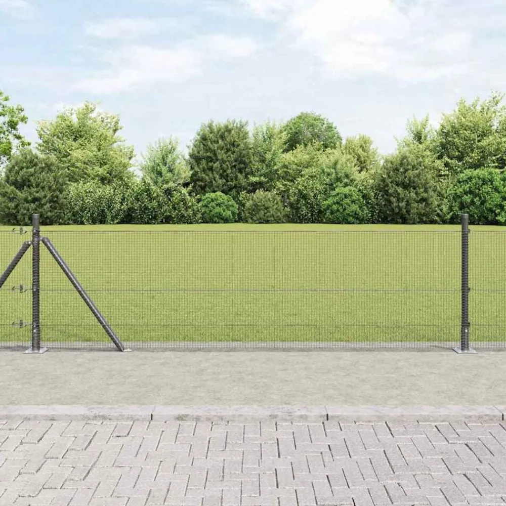 vidaXL Vallas De Jardín-Poste de Valla 10 x 0,4 m (malla de 12 x 12 mm)