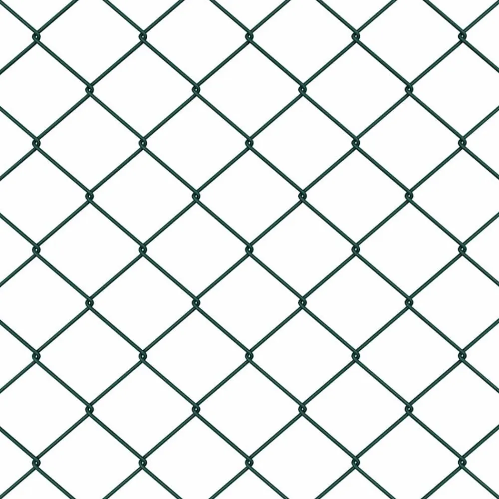 vidaXL Poste de Valla 10 x 0,4 m (malla de 40 x 40 mm) Verde Outlet