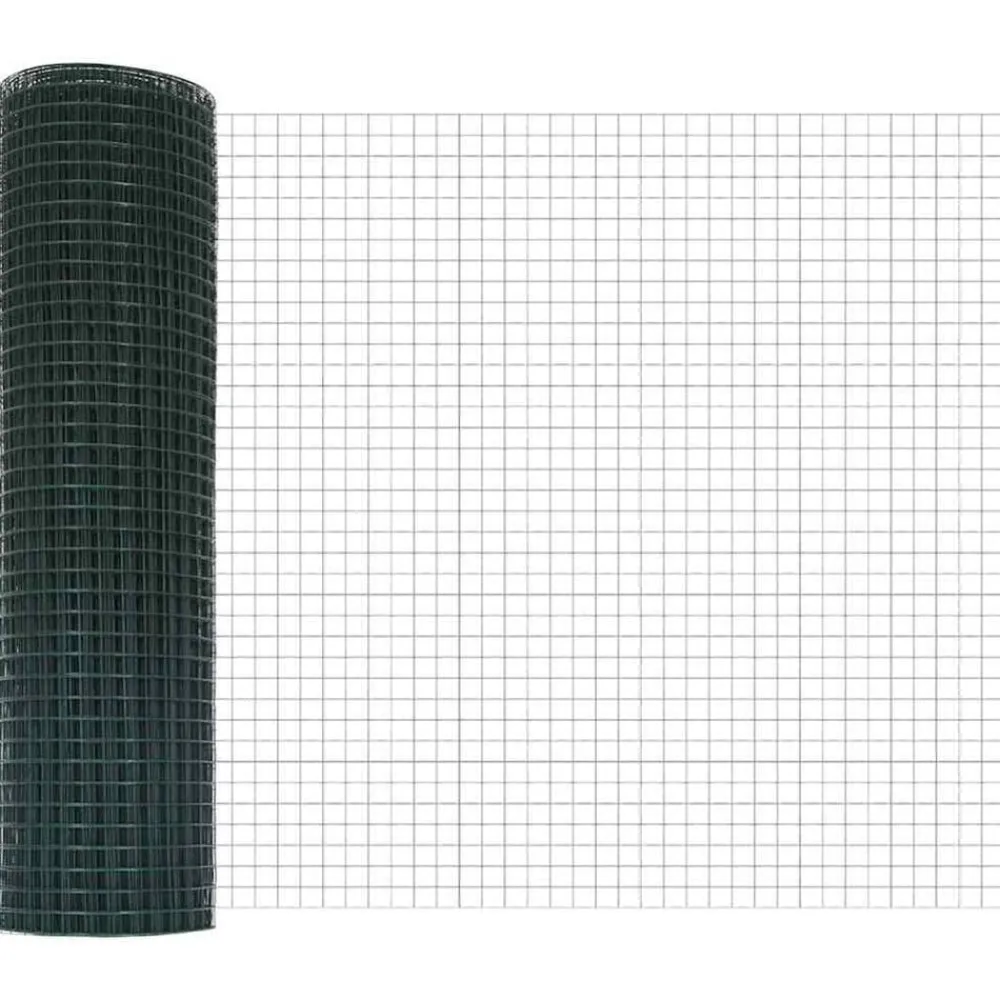vidaXL Vallas De Jardín-Poste de Valla 25 x 0,4 m (malla de 19 x 19 mm)