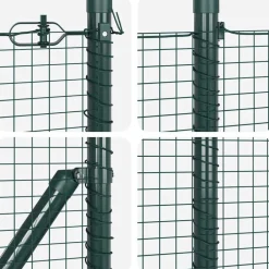 vidaXL Vallas De Jardín-Poste de Valla 25 x 0,4 m (malla de 19 x 19 mm)