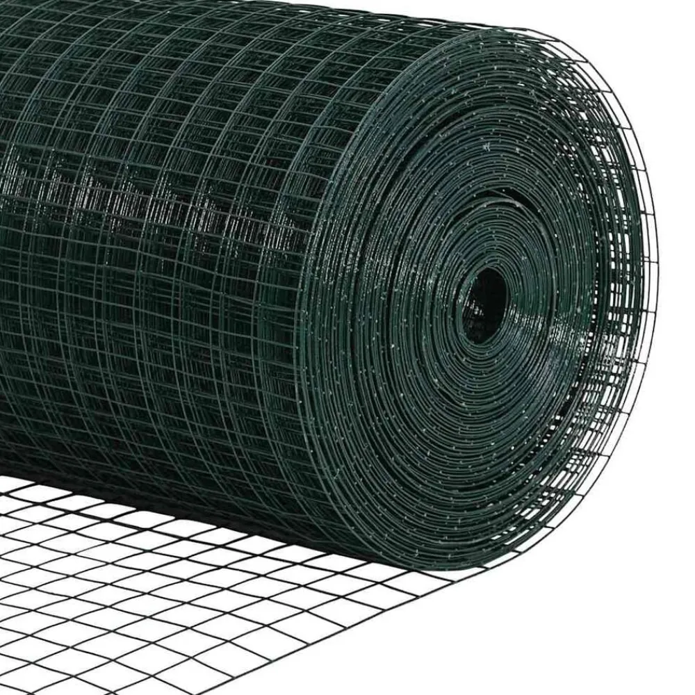 vidaXL Vallas De Jardín-Poste de Valla 25 x 0,4 m (malla de 19 x 19 mm)