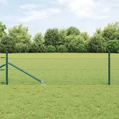 vidaXL Poste de Valla Verde 25 x 0,5 m (malla de 13 mm) Acero Verde bosque Sale