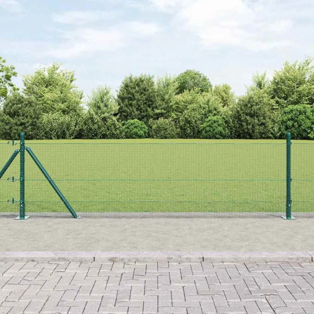 vidaXL Vallas De Jardín-Poste de Valla 10 x 0,4 m (malla de 12 x 12 mm)