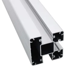 vidaXL Postes de valla 2 unidades aluminio 185 cm Plateado Hot