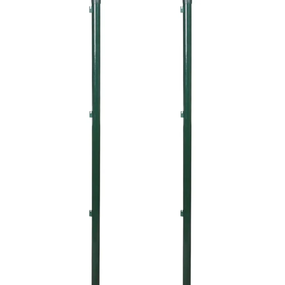 vidaXL Vallas De Jardín-Postes de valla 2 unidades 115 cm