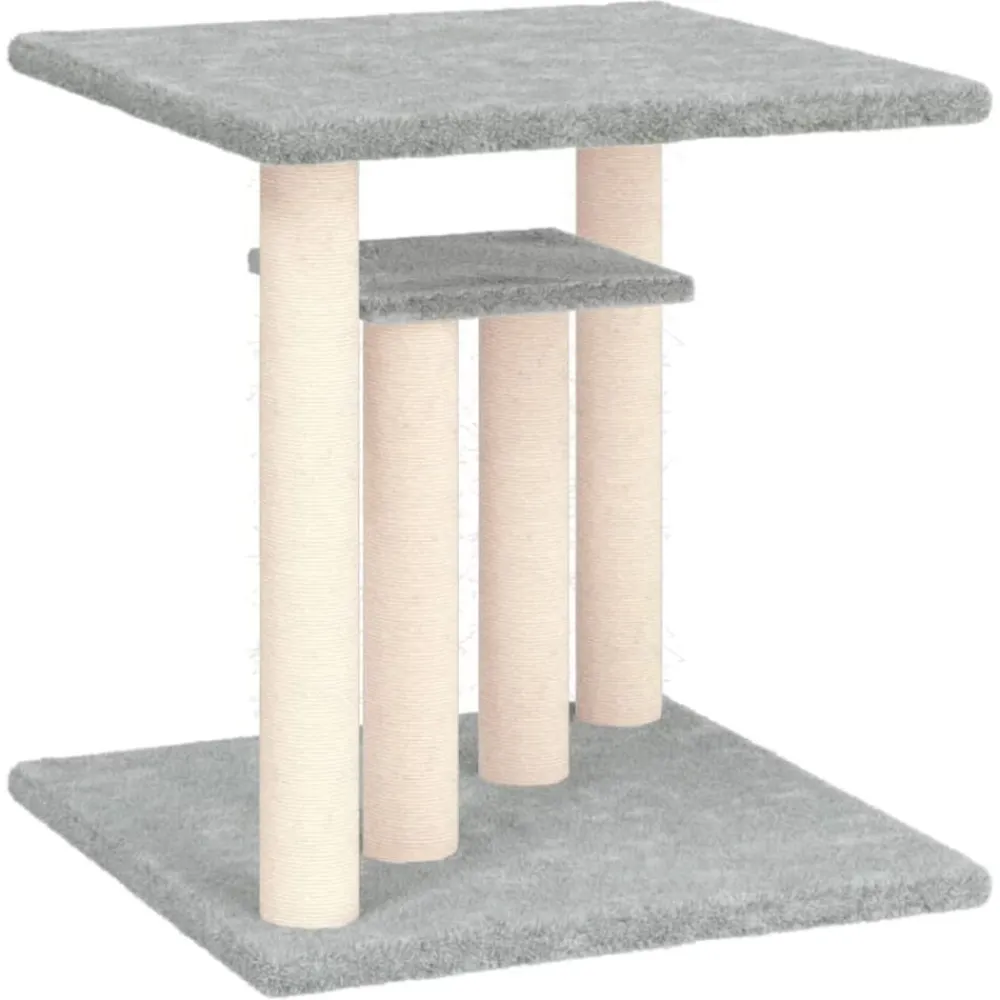 vidaXL Productos Para Mascotas-Postes rascadores para gatos con plataformas 50 cm