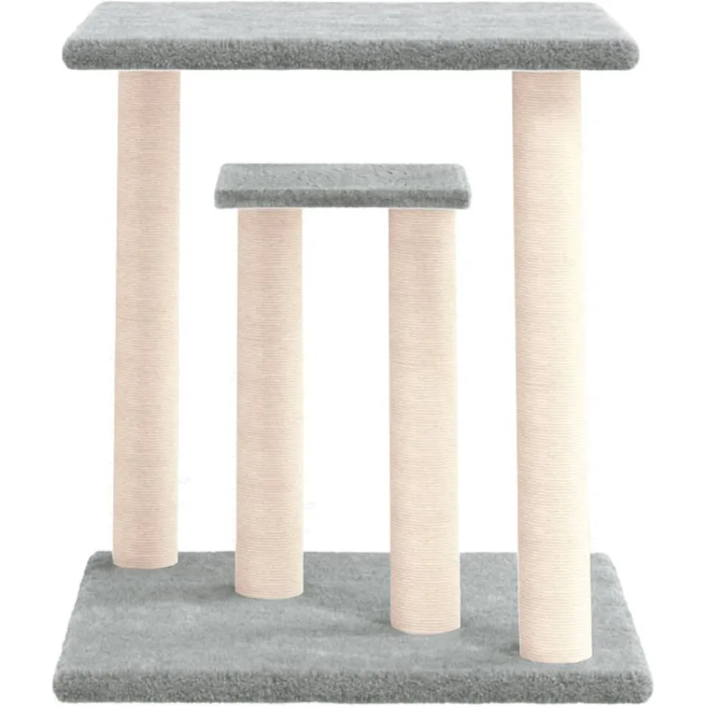 vidaXL Productos Para Mascotas-Postes rascadores para gatos con plataformas 50 cm