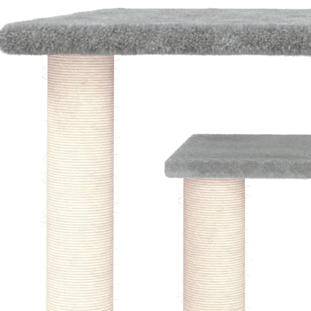 vidaXL Productos Para Mascotas-Postes rascadores para gatos con plataformas 50 cm
