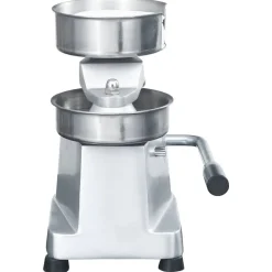 vidaXL Cocina Y Comedor-Prensa de hamburguesas y 500 papeles para separar aluminio 10cm