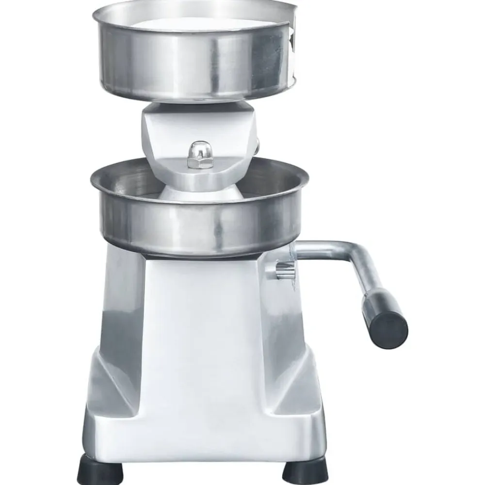 vidaXL Cocina Y Comedor-Prensa de hamburguesas y 500 papeles para separar aluminio 10cm