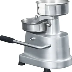 vidaXL Cocina Y Comedor-Prensa de hamburguesas y 500 papeles para separar aluminio 10cm